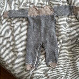 Janie and Jack Sweater Mountain theme One Piece